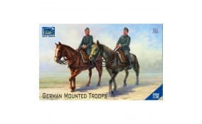German Mounted Troops (2 Horses & 2 Figures)