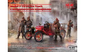 Model T 1914 Fire Truck с американскими пожарными