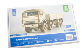 КАМАЗ-6350 бортовой (конструктор из дерева) +клей